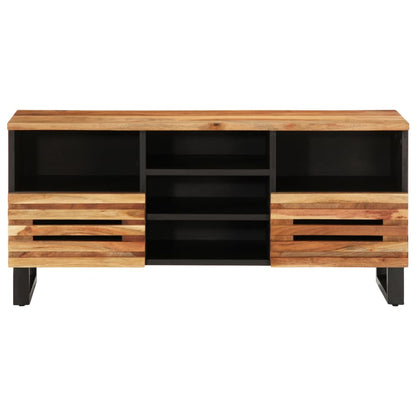 Mobile Porta TV 100x34x46 cm in Legno Massello di Acacia