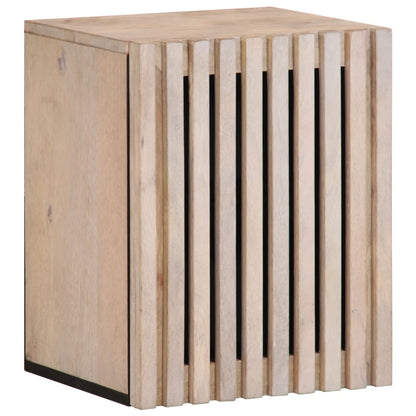 Mobile da Bagno a Parete 38x34x48 cm in Legno Massello di Mango
