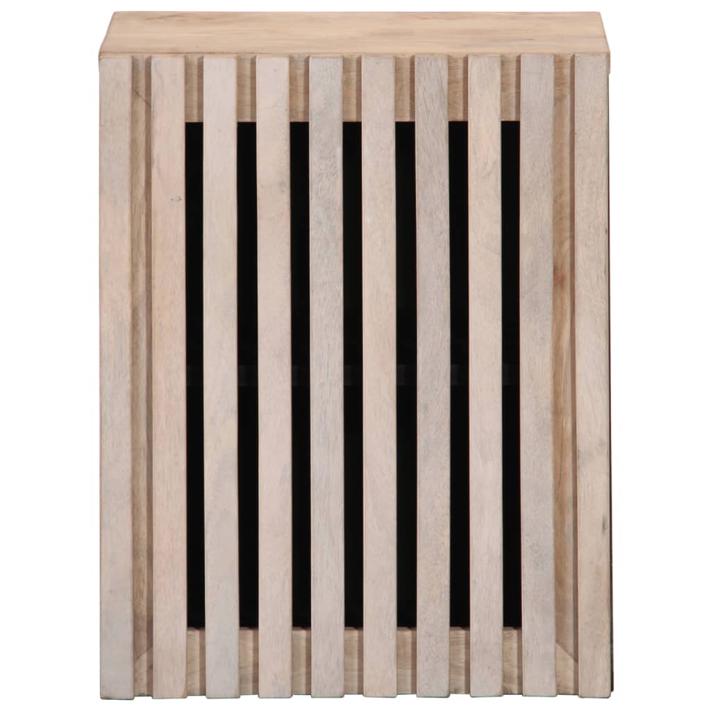 Mobile da Bagno a Parete 38x34x48 cm in Legno Massello di Mango