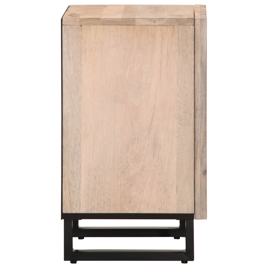 Mobile da Bagno 38x34x58 cm in Legno Massello di Mango
