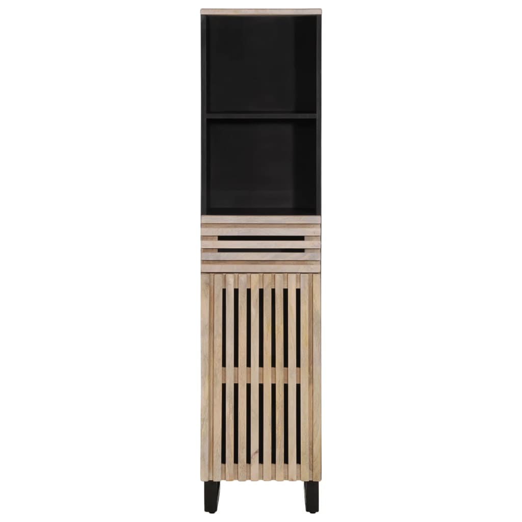 Credenza 38x34x160 cm in Legno Massello di Mango