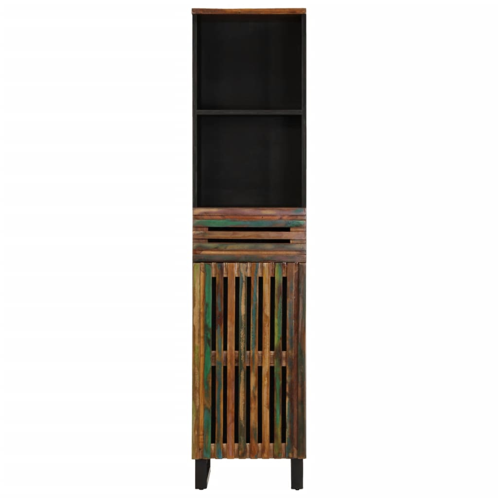 Credenza 38x34x160 cm in Legno Massello di Acacia