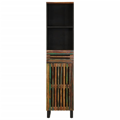 Credenza 38x34x160 cm in Legno Massello di Acacia