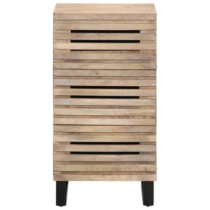 Credenza 40x34x75 cm in Legno Massello di Mango