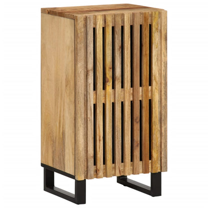 Credenza 40x34x75 cm in Legno Massello di Mango Grezzo