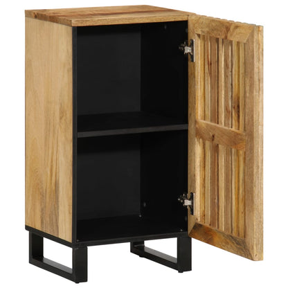 Credenza 40x34x75 cm in Legno Massello di Mango Grezzo