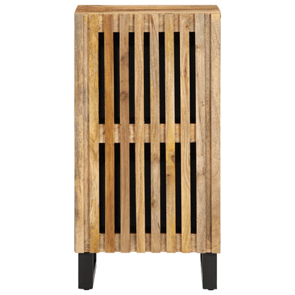 Credenza 40x34x75 cm in Legno Massello di Mango Grezzo