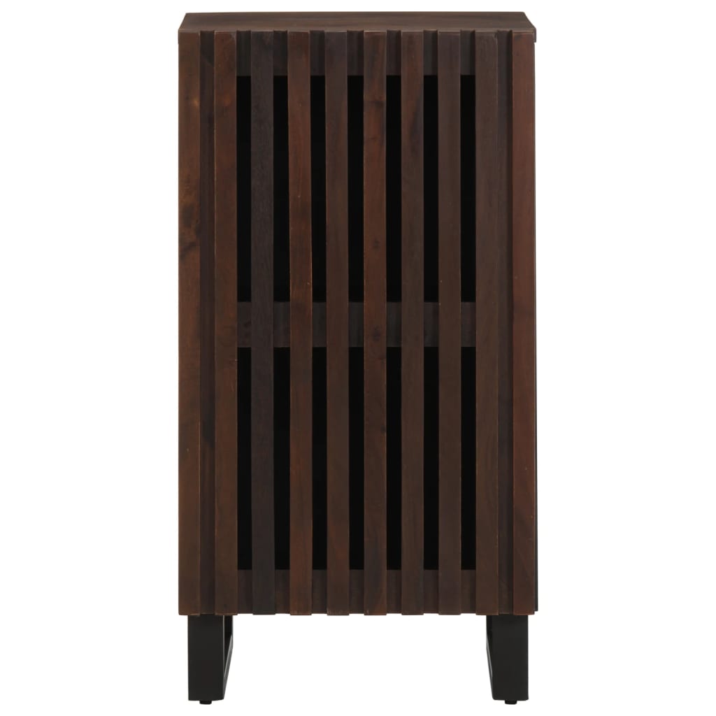 Credenza Marrone 40x34x75 cm in Legno Massello di Mango