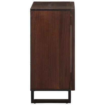 Credenza Marrone 40x34x75 cm in Legno Massello di Mango