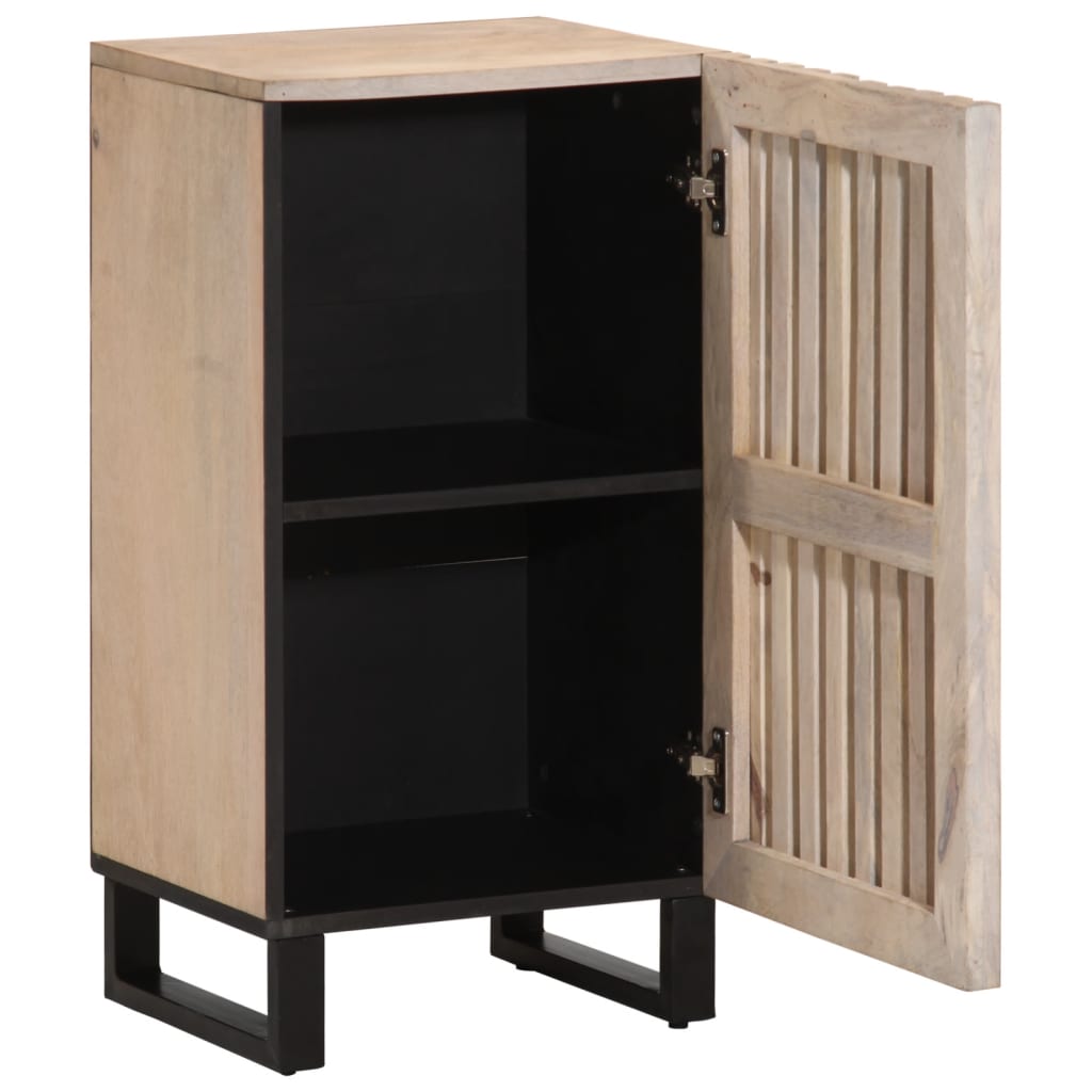 Credenza 40x34x75 cm in Legno Massello di Mango