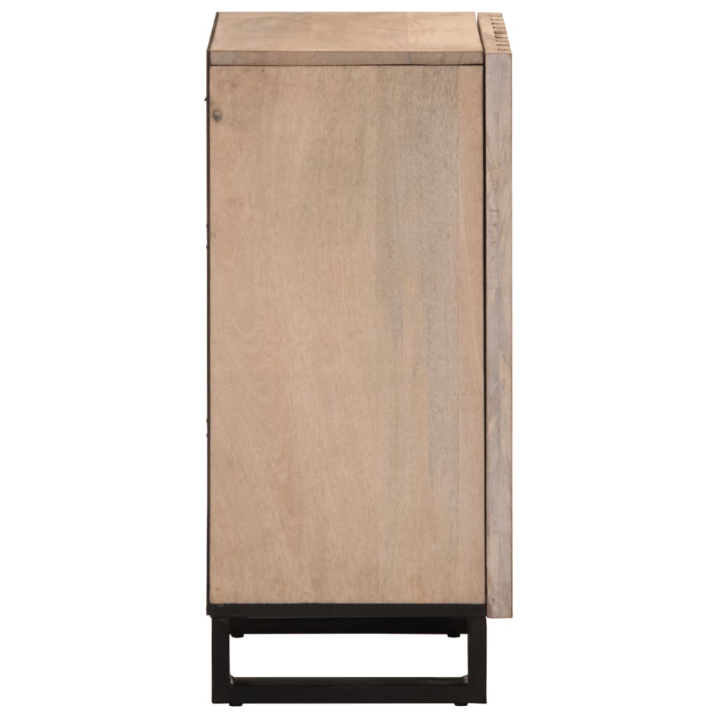 Credenza 40x34x75 cm in Legno Massello di Mango