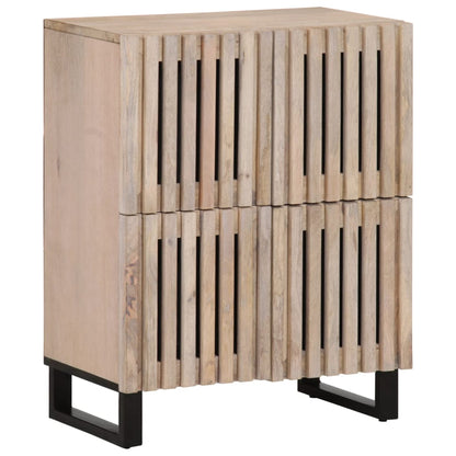 Credenza 60x34x75 cm in Legno Massello di Mango