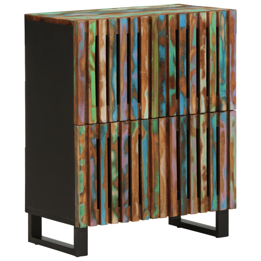 Credenza 60x34x75 cm in Legno Massello di Acacia