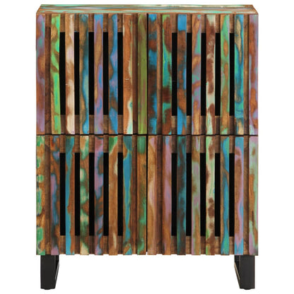 Credenza 60x34x75 cm in Legno Massello di Acacia