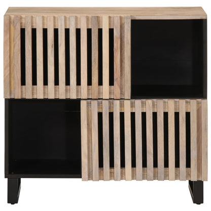 Credenza 80x34x75 cm in Legno Massello di Mango