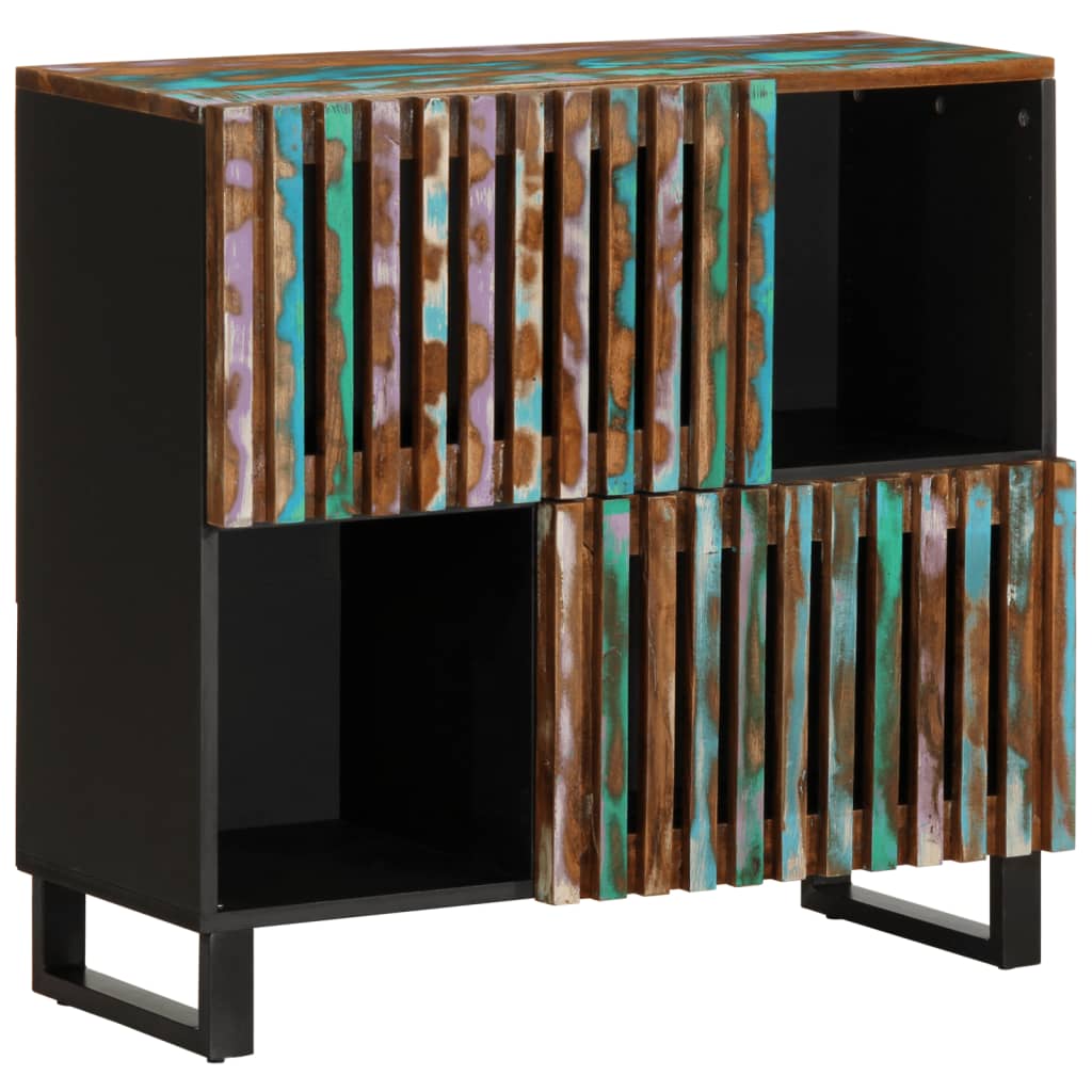 Credenza 80x34x75 cm in Legno Massello di Acacia