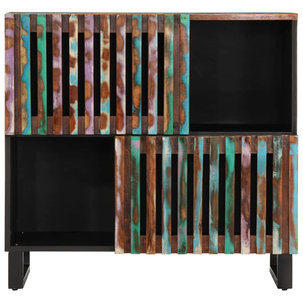 Credenza 80x34x75 cm in Legno Massello di Acacia