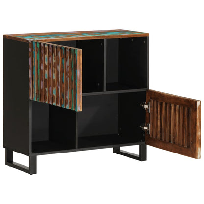 Credenza 80x34x75 cm in Legno Massello di Acacia
