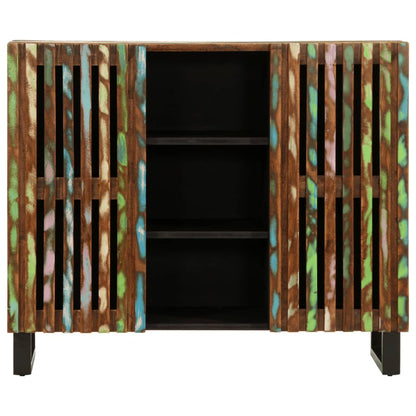 Credenza 90x34x75 cm in Legno Massello di Acacia
