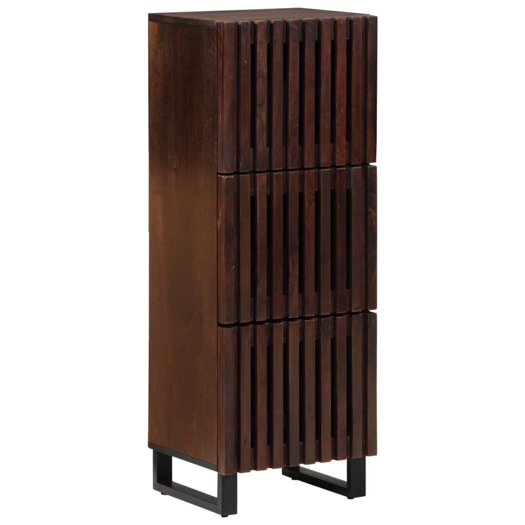 Credenza Marrone 40x34x110 cm Legno Massello di Mango