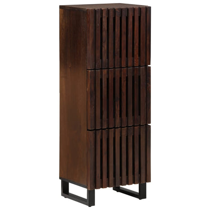 Credenza Marrone 40x34x110 cm Legno Massello di Mango