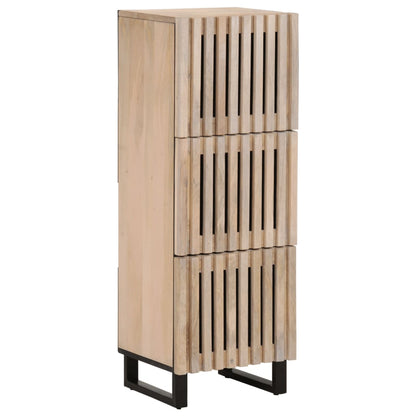 Credenza 40x34x110 cm in Legno Massello di Mango