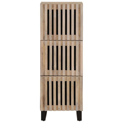 Credenza 40x34x110 cm in Legno Massello di Mango