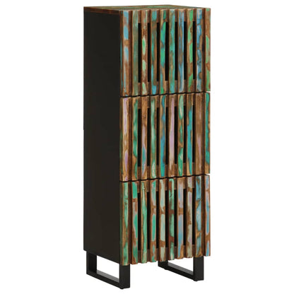 Credenza 40x34x110 cm in Legno Massello d'Acacia