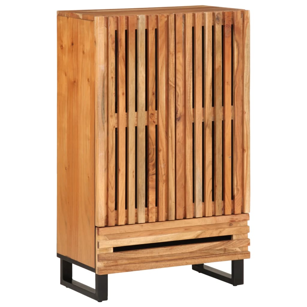 Credenza 60x34x100 cm in Legno Massello di Acacia