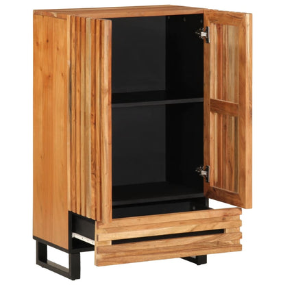 Credenza 60x34x100 cm in Legno Massello di Acacia