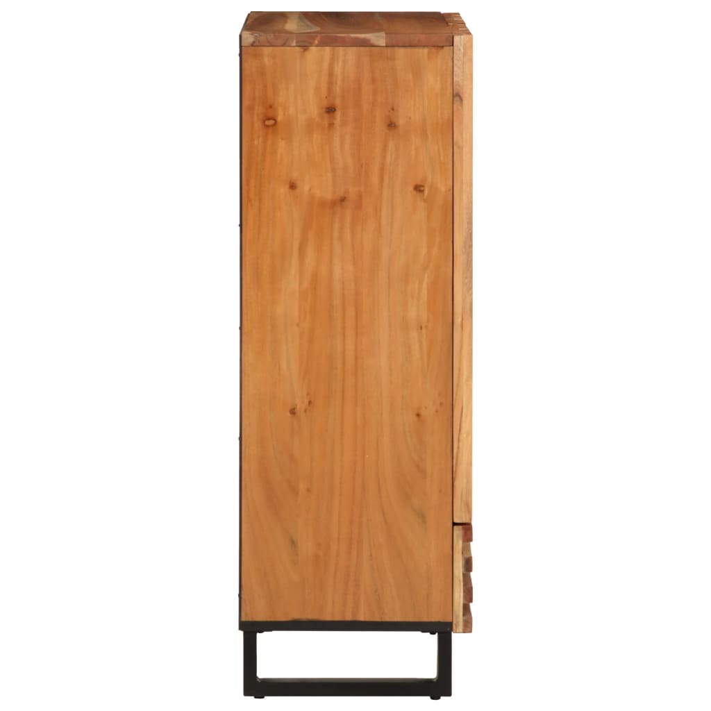 Credenza 60x34x100 cm in Legno Massello di Acacia