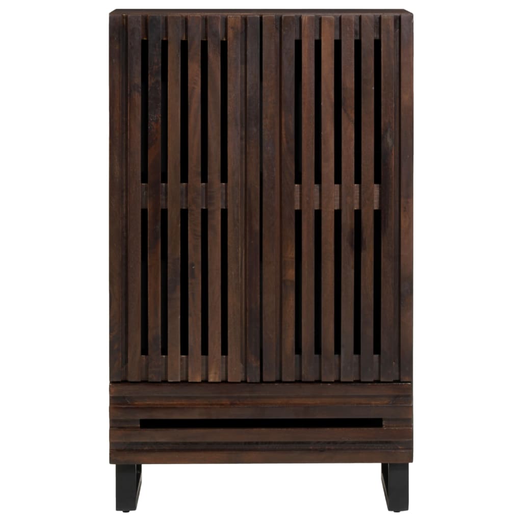 Credenza Marrone 60x34x100 cm in Legno Massello di Mango