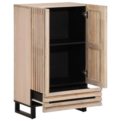 Credenza 60x34x100 cm in Legno Massello di Mango