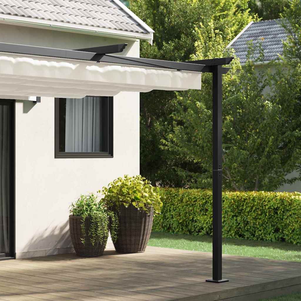 Gazebo Crema 300 x 300 x 200 cm Poliestere