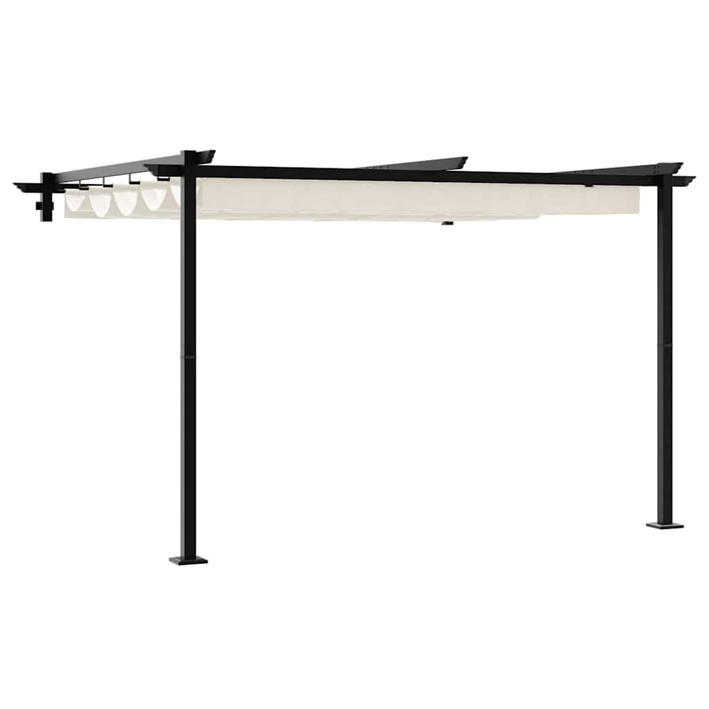 Gazebo Crema 300 x 300 x 200 cm Poliestere