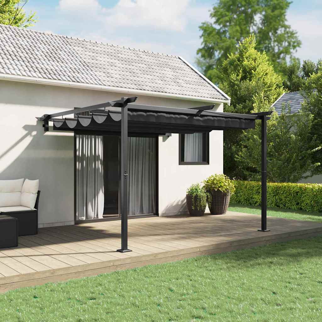 Gazebo Antracite 300 x 300 x 200 cm Poliestere