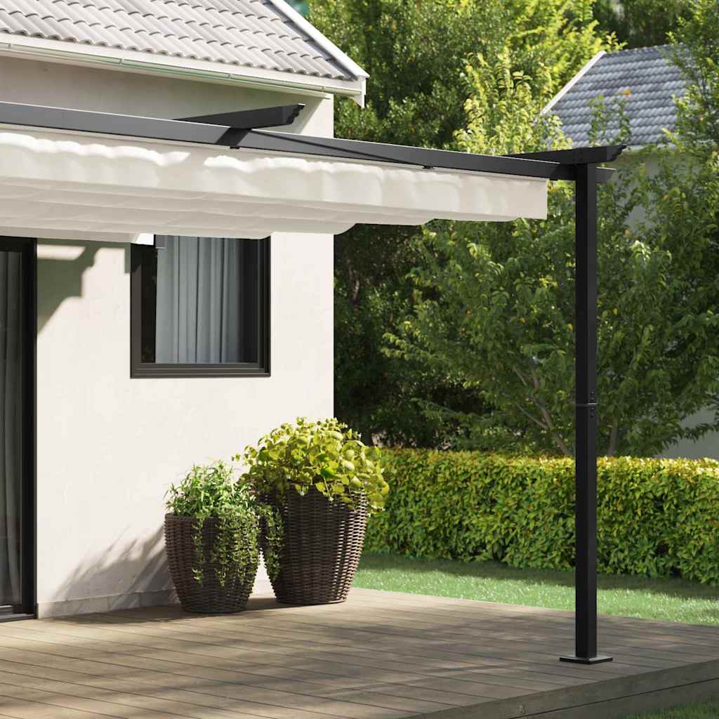 Gazebo Crema 400 x 300 x 200 cm Poliestere