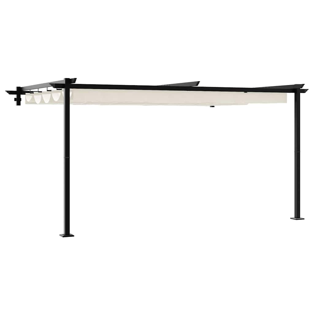 Gazebo Crema 400 x 300 x 200 cm Poliestere