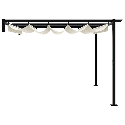 Gazebo Crema 400 x 300 x 200 cm Poliestere