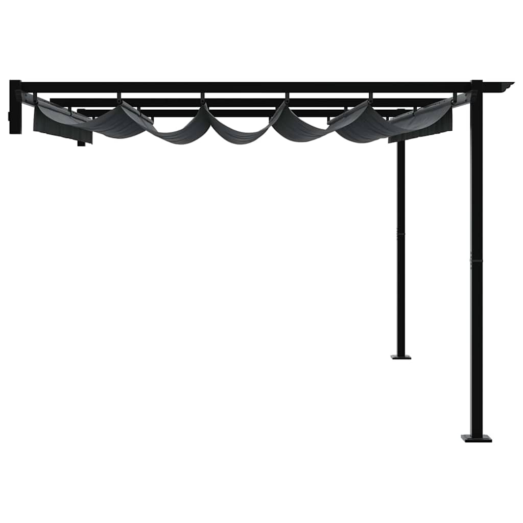 Gazebo Antracite 400 x 300 x 200 cm Poliestere