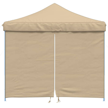 Tendone per Feste Pieghevole Pop-Up con 4 Pareti Beige