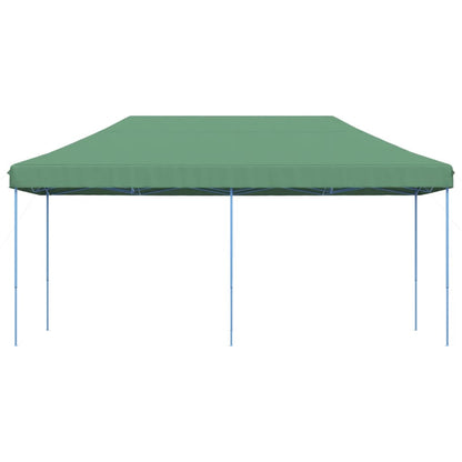 Tenda da Festa Pieghevole Pop-Up Verde 580x292x315 cm