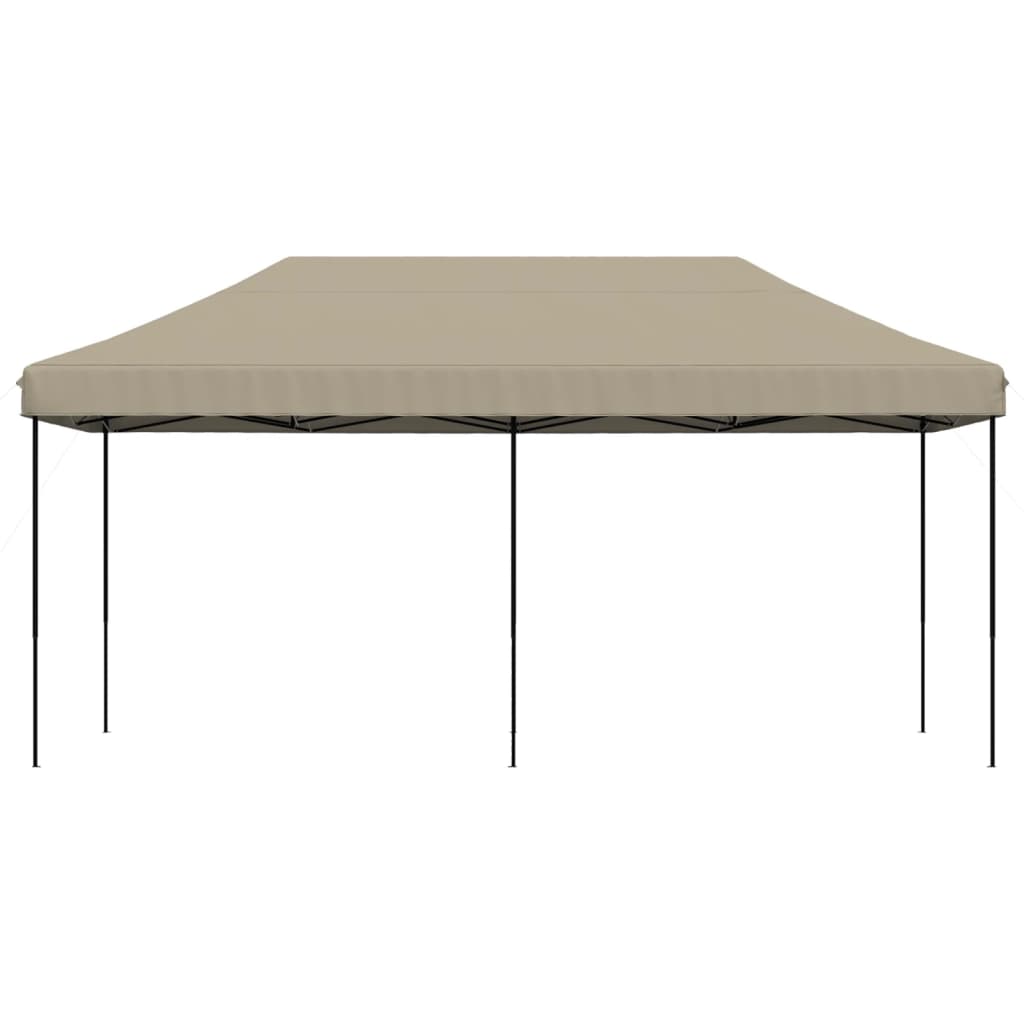 Tenda da Festa Pieghevole Pop-Up Tortora 580x292x315 cm