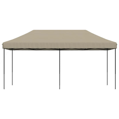 Tenda da Festa Pieghevole Pop-Up Tortora 580x292x315 cm