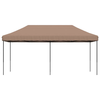 Tenda da Festa Pieghevole Pop-Up Tortora 580x292x315 cm