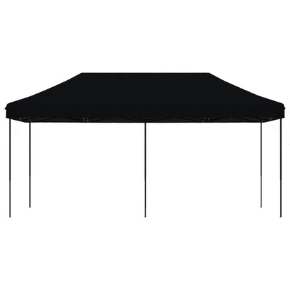 Tenda da Festa Pieghevole Pop-Up Nero 580x292x315 cm