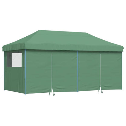 Tendone per Feste Pieghevole Pop-Up con 4 Pareti Verde