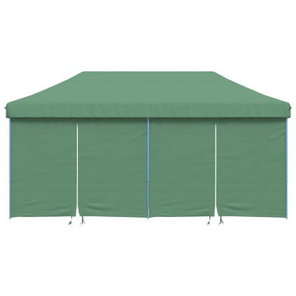Tendone per Feste Pieghevole Pop-Up con 4 Pareti Verde