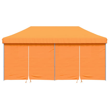 Tendone per Feste Pieghevole Pop-Up con 4 Pareti Arancione