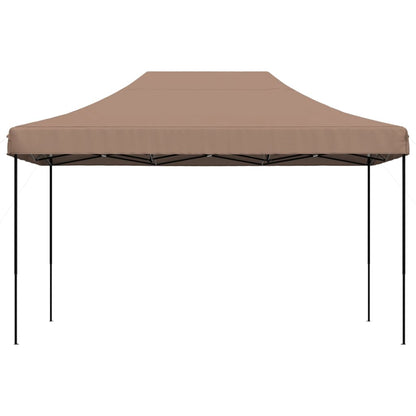 Tenda da Festa Pieghevole Pop-Up Marrone 440x292x315 cm